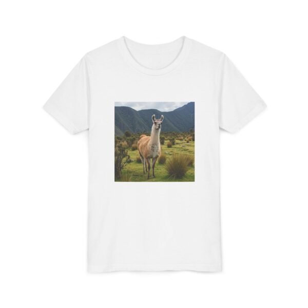 Youth Short Sleeve Tee with ZooMates! design and Lovable Llama - Image 19