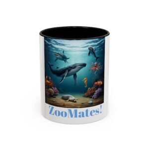ZooMates! Ocean-Themed Accent Coffee Mug – Perfect Gift for Marine Life Lovers