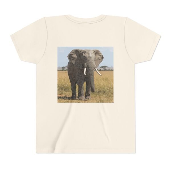 Youth CuteZooMates! Tee - Enormous Elephant Graphic T-Shirt for Kids - Image 6