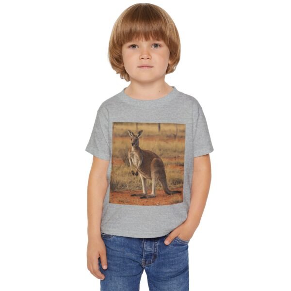 Toddler Cotton T-shirt - ZooMates! Design with A Kind Kangaroo - Image 11