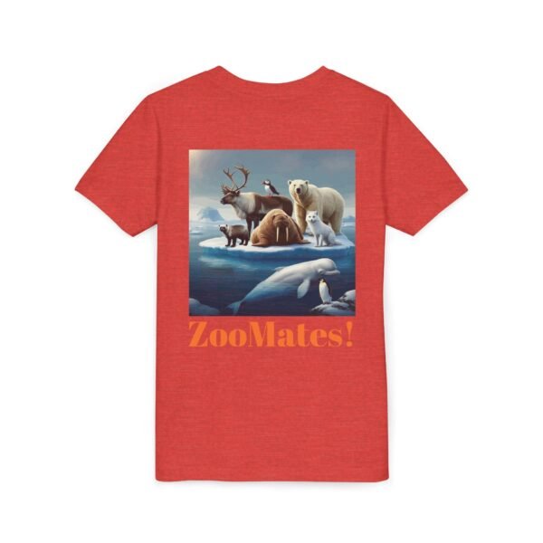 Youth Short Sleeve Tee-ZooMates! Design with Amazing Artic Animals. - Image 28