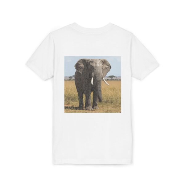 Youth CuteZooMates! Tee - Enormous Elephant Graphic T-Shirt for Kids - Image 12