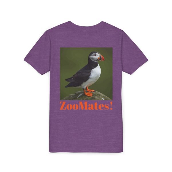 Youth Perfect Puffin Tee - 'ZooMates!' Fun, Cute Animal T-Shirt for Kids - Image 24