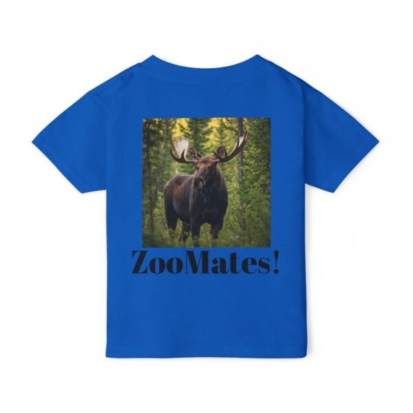 Toddler ZooMates! Woodland Adventure T-Shirt - Design with A Massive Moose - Image 2
