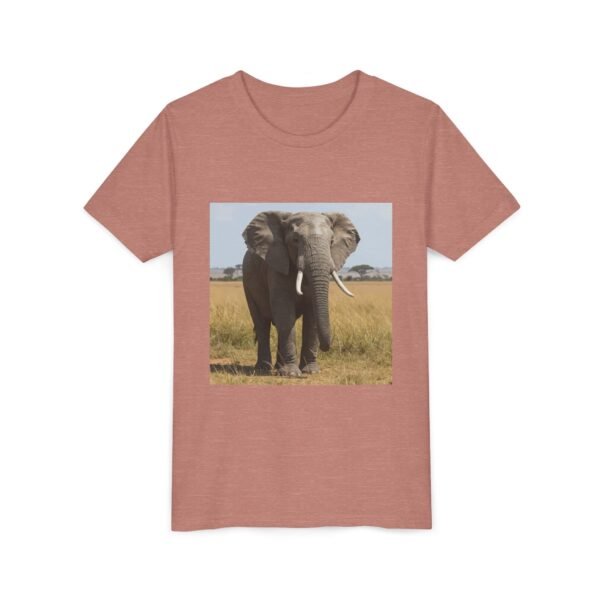 Youth CuteZooMates! Tee - Enormous Elephant Graphic T-Shirt for Kids - Image 15