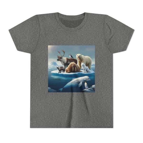Youth Short Sleeve Tee-ZooMates! Design with Amazing Artic Animals. - Image 9