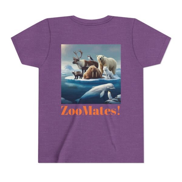 Youth Short Sleeve Tee-ZooMates! Design with Amazing Artic Animals. - Image 18
