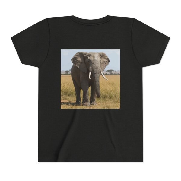 Youth CuteZooMates! Tee - Enormous Elephant Graphic T-Shirt for Kids - Image 2
