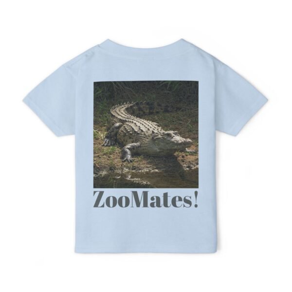 Toddler Cotton T-Shirt -ZooMates! Design with Cute Crocodile for Little Explorers - Image 10