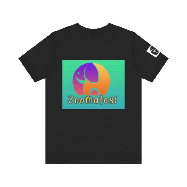 Adult Unisex Jersey Short Sleeve Tee with Cute ZooMates! Design Logo - Image 12