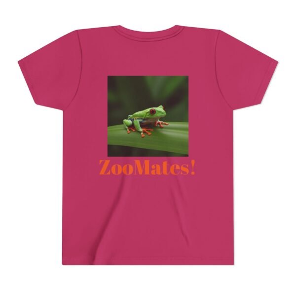 Youth Short Sleeve Tee with ZooMates! design and Tropical Tree Frog - Image 34