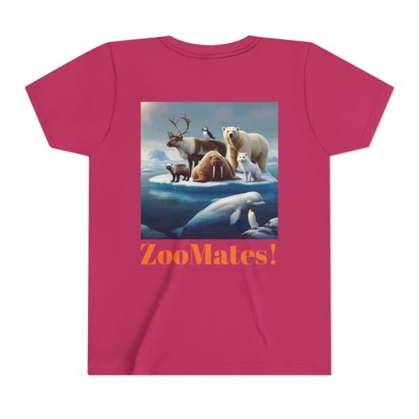Youth Short Sleeve Tee-ZooMates! Design with Amazing Artic Animals. - Image 22