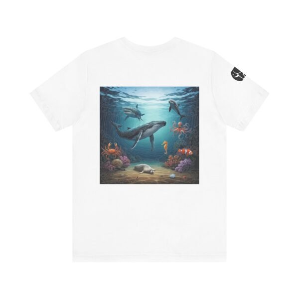 Adult Unisex Jersey Tee - Fun Animal Graphic Shirt for Nature Lovers with Open Ocean Animals. - Image 9