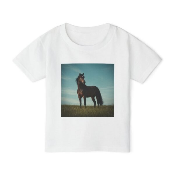 Toddler Cotton T-Shirt - ZooMates! Design with High-Spirited Horse