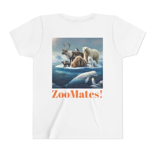 Youth Short Sleeve Tee-ZooMates! Design with Amazing Artic Animals. - Image 6