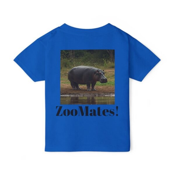 Toddler ZooMates! Adventure T-Shirt - Design with Happy Hippopotamus - Image 6