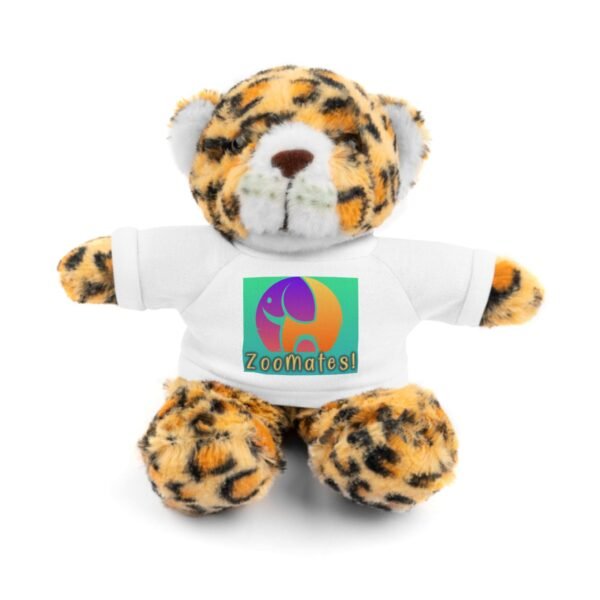 Cute ZooMates! Stuffed Animals with Tee-6 fun animals to choose from-Panda, Lion, Bunny, Bear, Jaguar, and Sheep. - Image 7