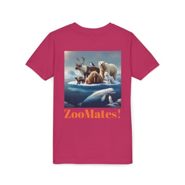 Youth Short Sleeve Tee-ZooMates! Design with Amazing Artic Animals. - Image 24
