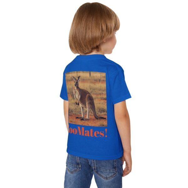 Toddler Cotton T-shirt - ZooMates! Design with A Kind Kangaroo - Image 4