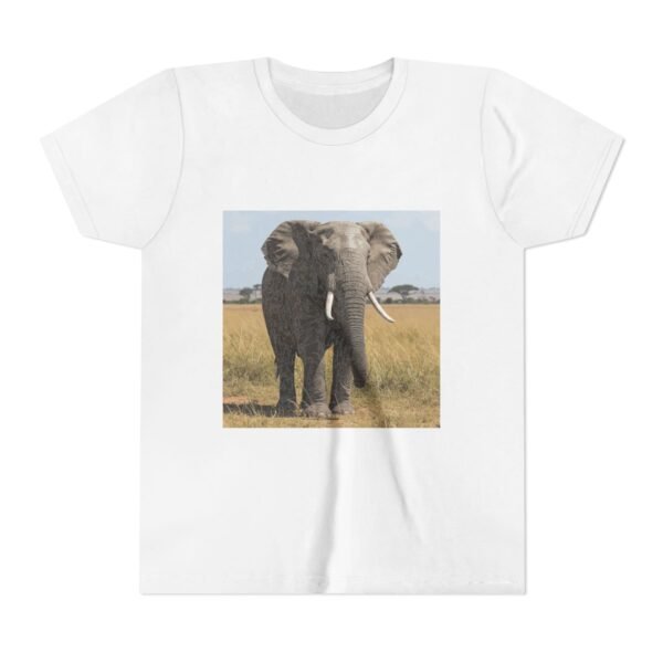 Youth CuteZooMates! Tee - Enormous Elephant Graphic T-Shirt for Kids - Image 9