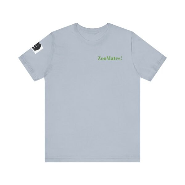 Adult Soft Unisex Tee With Happy Hippopotomus Theme - 'ZooMates!' Shirt - Image 33
