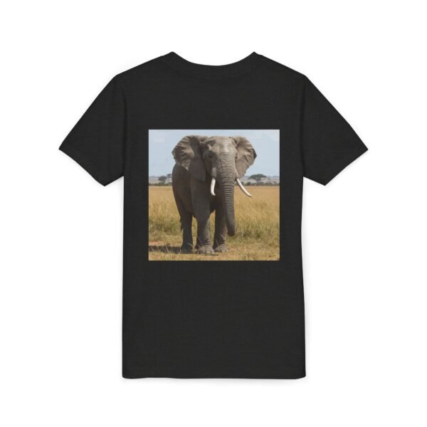 Youth CuteZooMates! Tee - Enormous Elephant Graphic T-Shirt for Kids - Image 4