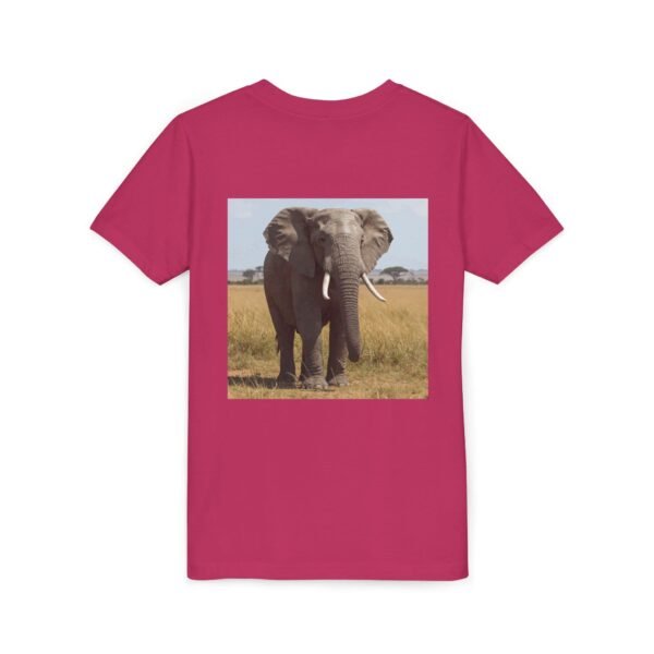 Youth CuteZooMates! Tee - Enormous Elephant Graphic T-Shirt for Kids - Image 36