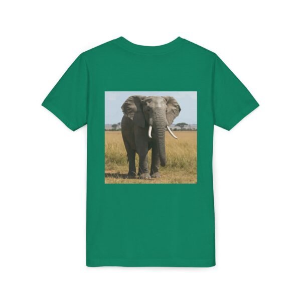 Youth CuteZooMates! Tee - Enormous Elephant Graphic T-Shirt for Kids - Image 20
