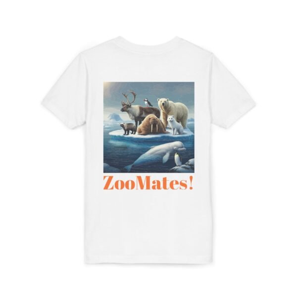 Youth Short Sleeve Tee-ZooMates! Design with Amazing Artic Animals. - Image 8