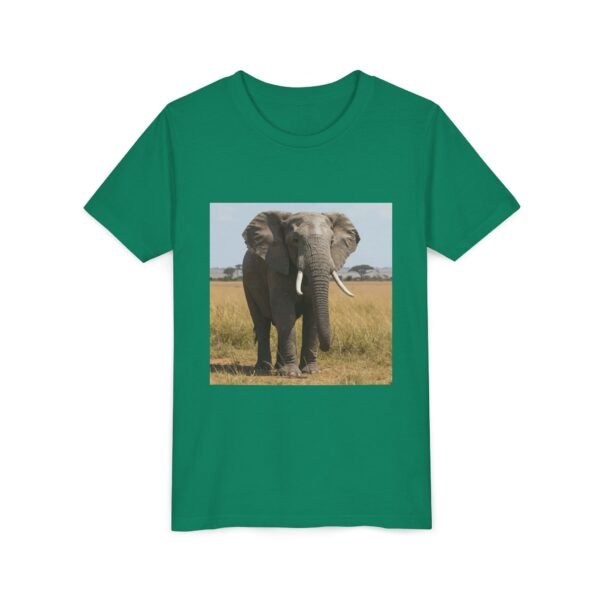 Youth CuteZooMates! Tee - Enormous Elephant Graphic T-Shirt for Kids - Image 19