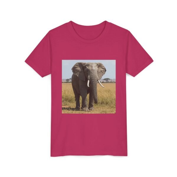 Youth CuteZooMates! Tee - Enormous Elephant Graphic T-Shirt for Kids - Image 35