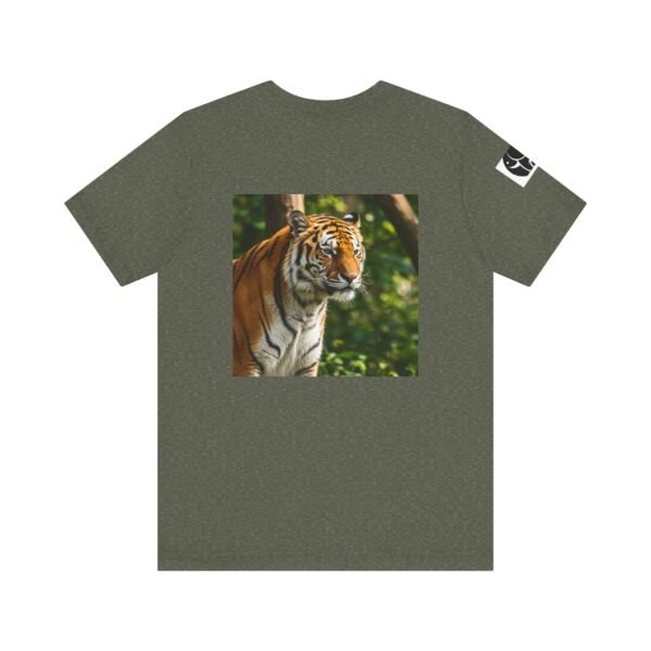Adult Soft Unisex Tee With Terrific Tiger Theme - 'ZooMates!' Shirt - Image 30