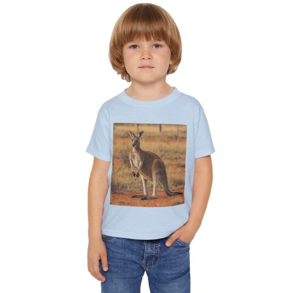Toddler Cotton T-shirt - ZooMates! Design with A Kind Kangaroo - Image 15