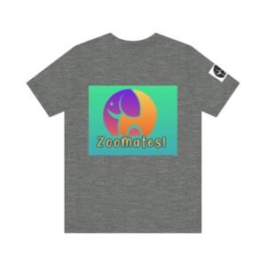 Adult Unisex Jersey Short Sleeve Tee with Cute ZooMates! Design Logo