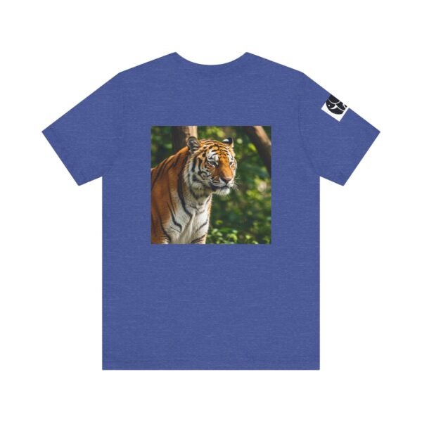 Adult Soft Unisex Tee With Terrific Tiger Theme - 'ZooMates!' Shirt - Image 10