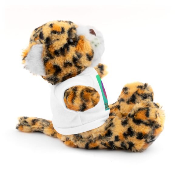 Cute ZooMates! Stuffed Animals with Tee-6 fun animals to choose from-Panda, Lion, Bunny, Bear, Jaguar, and Sheep. - Image 8