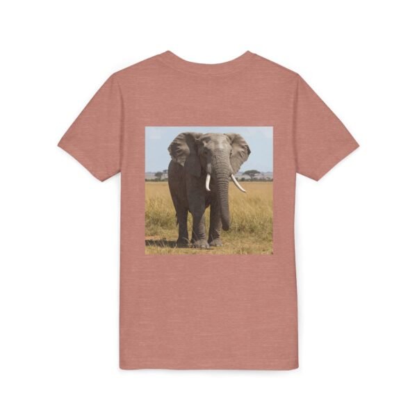Youth CuteZooMates! Tee - Enormous Elephant Graphic T-Shirt for Kids - Image 16