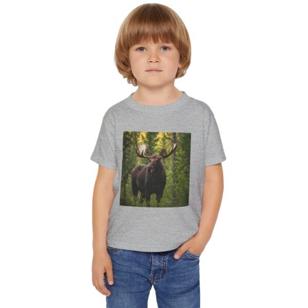 Toddler ZooMates! Woodland Adventure T-Shirt - Design with A Massive Moose - Image 11