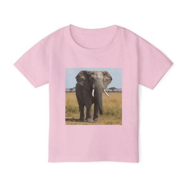 Toddler Cotton Tee Shirt - ZooMates! Design with Enormous Elephant - Image 17