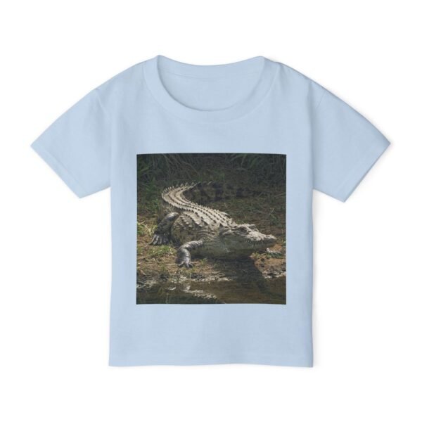 Toddler Cotton T-Shirt -ZooMates! Design with Cute Crocodile for Little Explorers - Image 9