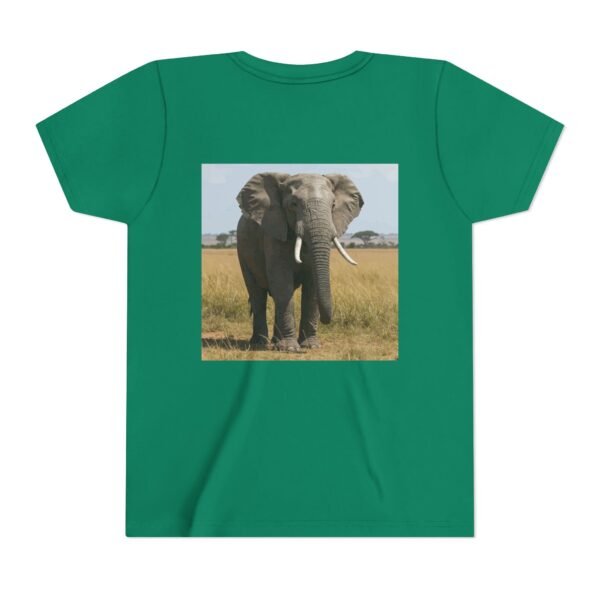 Youth CuteZooMates! Tee - Enormous Elephant Graphic T-Shirt for Kids - Image 18