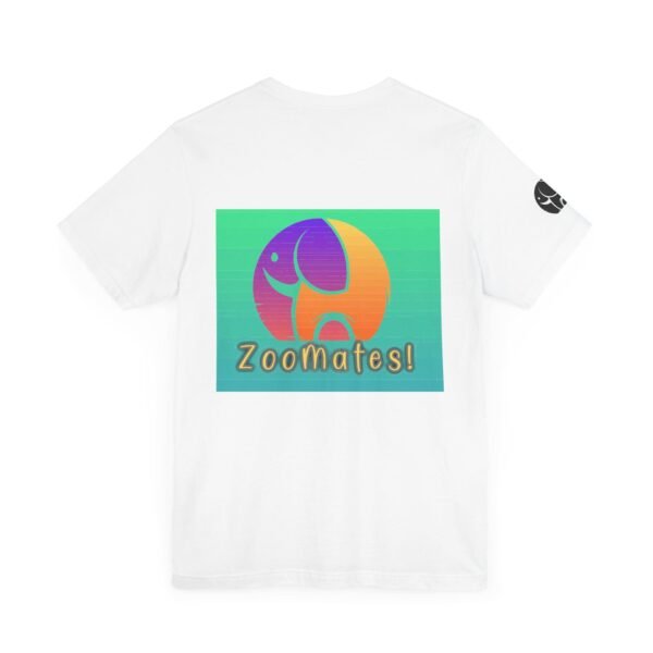 Adult Unisex Jersey Short Sleeve Tee with Cute ZooMates! Design Logo - Image 9