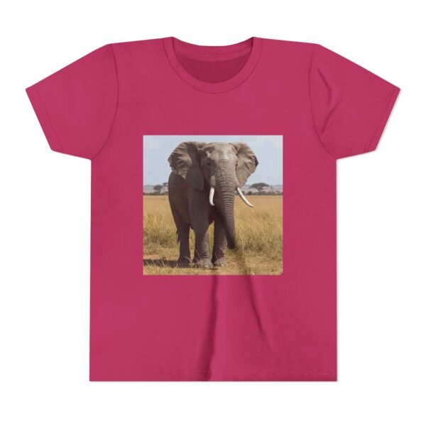 Youth CuteZooMates! Tee - Enormous Elephant Graphic T-Shirt for Kids - Image 33