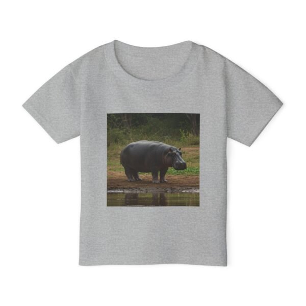 Toddler ZooMates! Adventure T-Shirt - Design with Happy Hippopotamus - Image 9