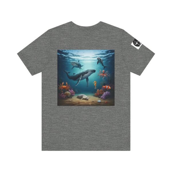 Adult Unisex Jersey Tee - Fun Animal Graphic Shirt for Nature Lovers with Open Ocean Animals. - Image 14