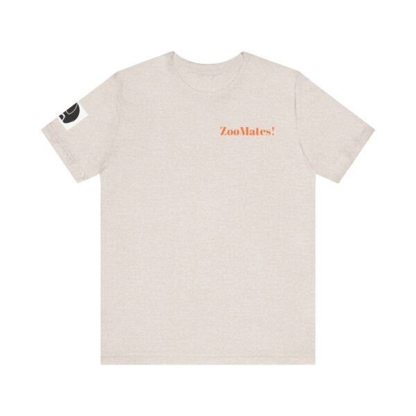 Adult Unisex Jersey Short Sleeve Tee with Cute ZooMates! Design Logo - Image 15