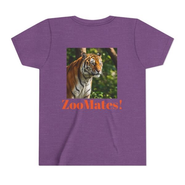 Youth Short Sleeve Tee with ZooMates! design and Tricky Tiger - Image 26