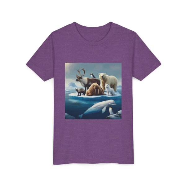 Youth Short Sleeve Tee-ZooMates! Design with Amazing Artic Animals. - Image 19