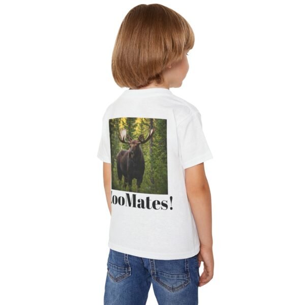 Toddler ZooMates! Woodland Adventure T-Shirt - Design with A Massive Moose - Image 8