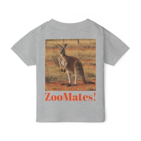 Toddler Cotton T-shirt - ZooMates! Design with A Kind Kangaroo - Image 10